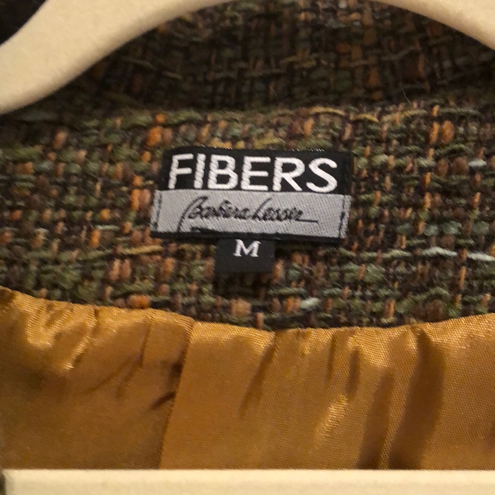 Barbara Lesser Fibers Tweed Jacket Size M - Picture 2 of 8